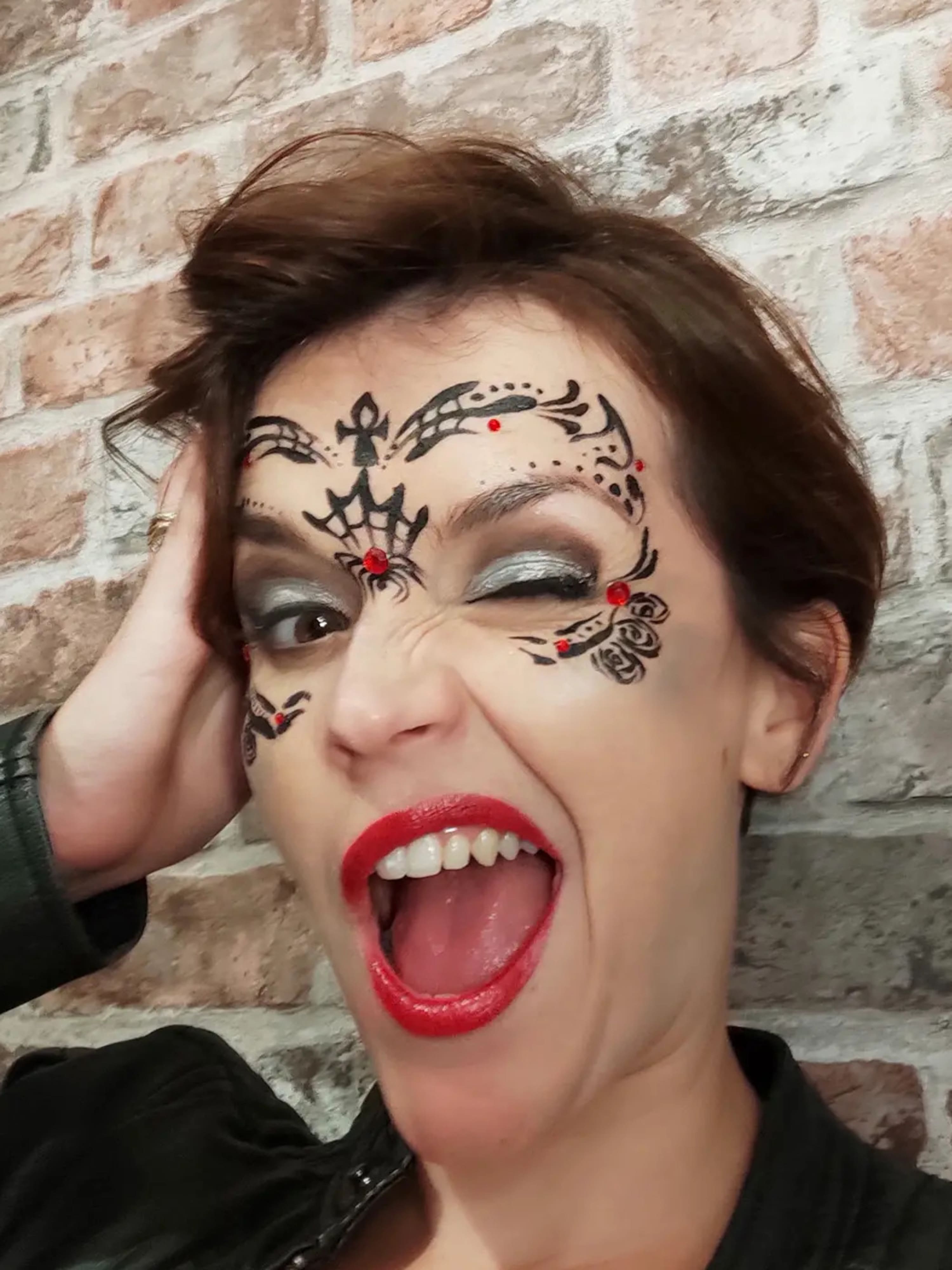 Maquillage toile araignée
